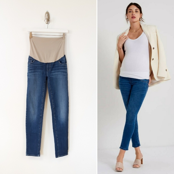 A Pea in the Pod Denim - A Pea in the Pod | Secret Fit Belly Skinny Maternity Jeans